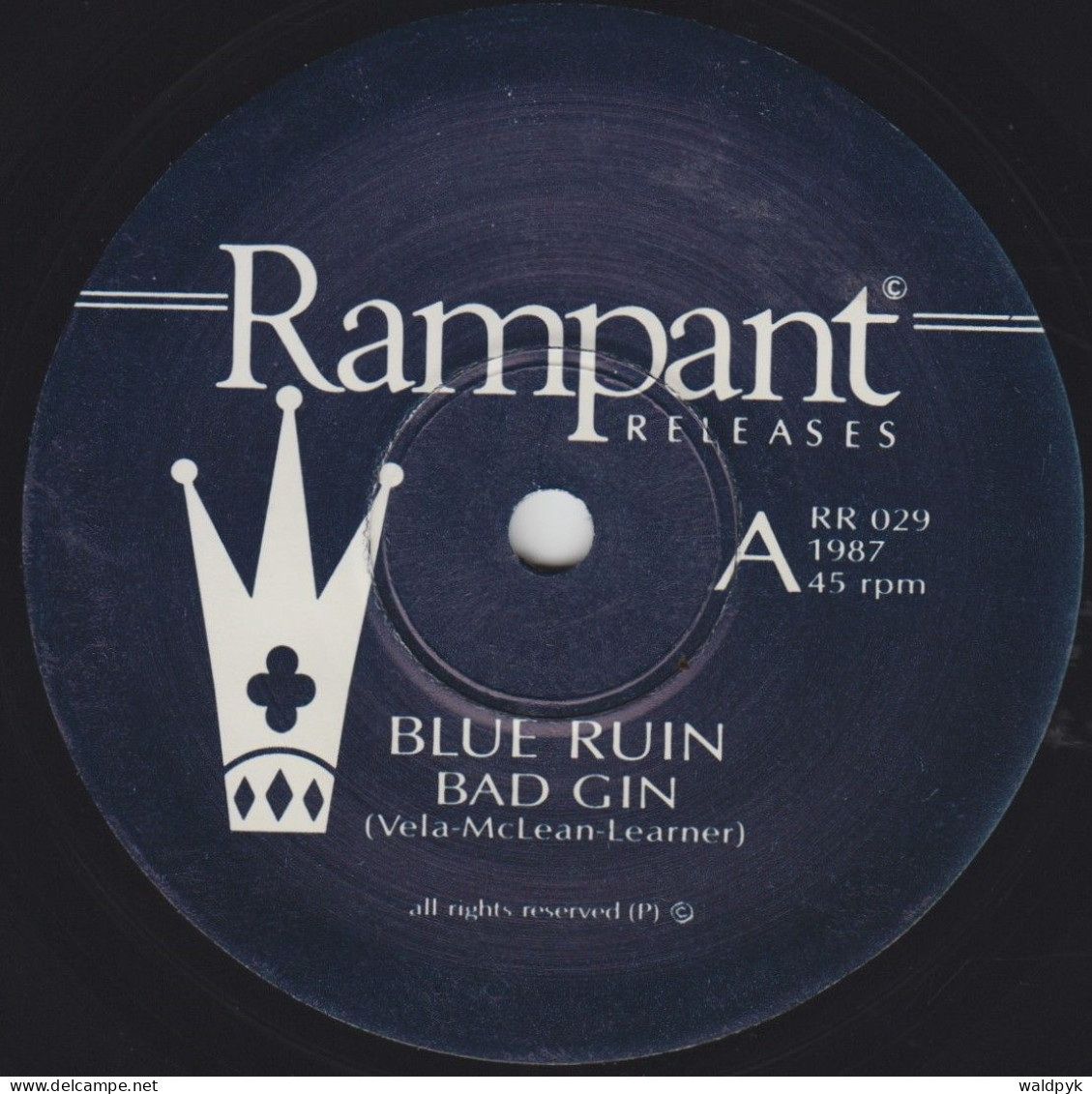 BLUE RUIN - Bad Gin - Andere - Engelstalig