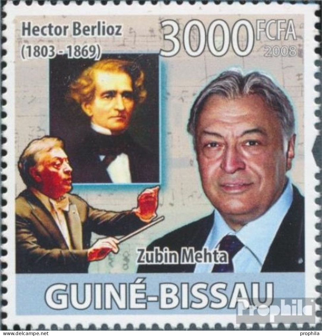 Guinea-Bissau 3878 (kompl. Ausgabe) Postfrisch 2008 Komponisten - Guinea-Bissau