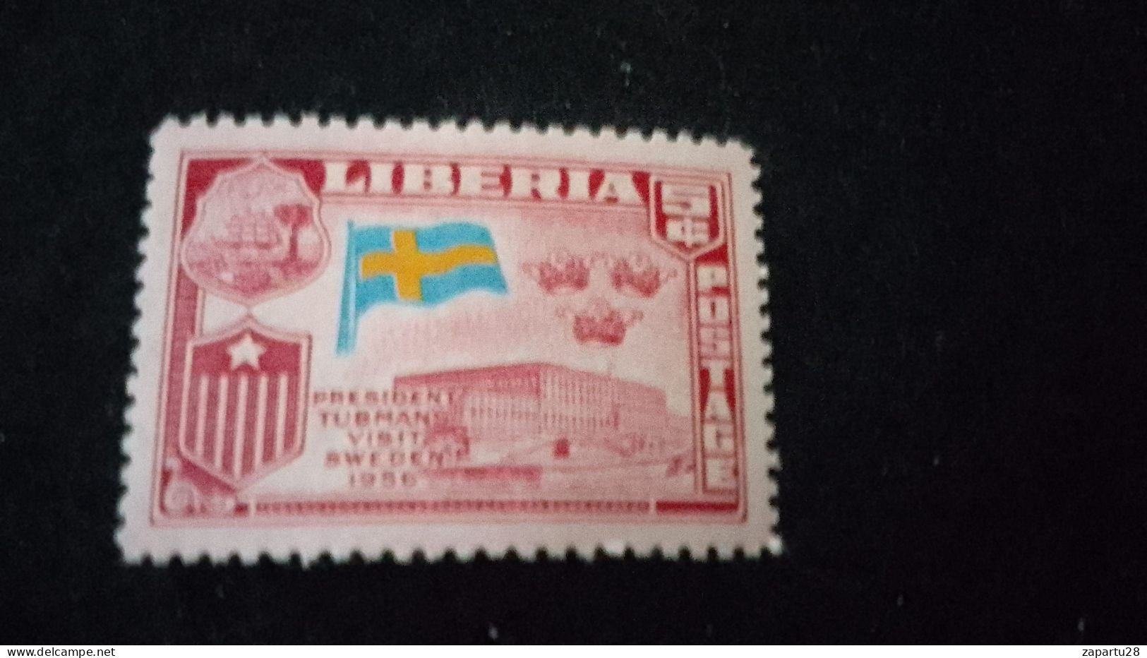 LİBERYA--1945-55   5C      DAMGAsız - Liberia