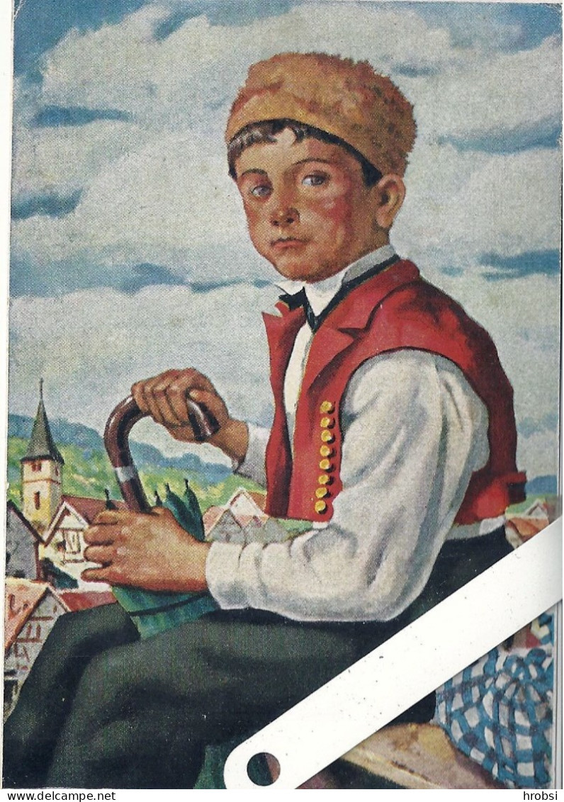 Illustrateur Alsace,  Weiss Paul ,jeune Alsacien - Sonstige & Ohne Zuordnung