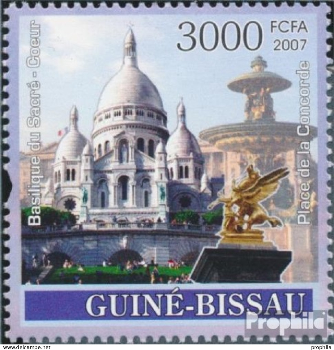 Guinea-Bissau 3657 (kompl. Ausgabe) Postfrisch 2007 Denkmäler Von Paris / Concorde - Guinée-Bissau