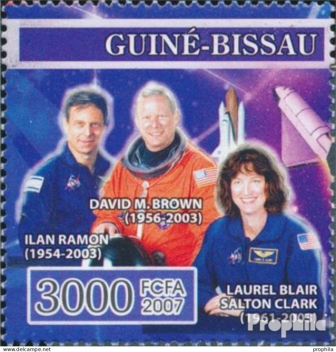 Guinea-Bissau 3535 (kompl. Ausgabe) Postfrisch 2007 Space Shuttle Columbia - Guinea-Bissau