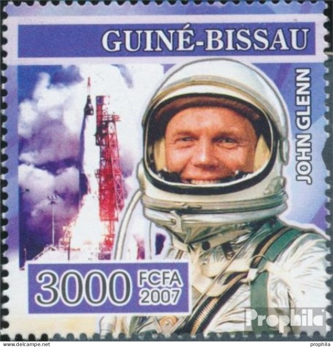 Guinea-Bissau 3534 (kompl. Ausgabe) Postfrisch 2007 Weltraum John Glenn - Guinea-Bissau