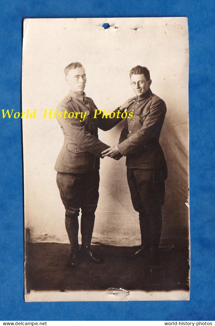 CPA Photo - LITTLE ROCK , Ark - Portrait Studio De Soldat Américain - Happy Hollow Studio WW1 1914 1918 Arkansas Soldier - Weltkrieg 1914-18