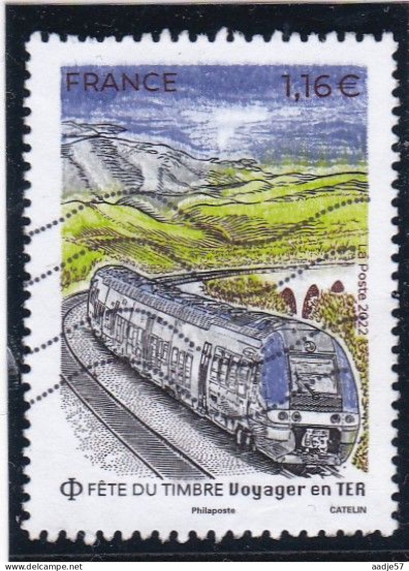 FRANCE - 2022 - N°YT. 5562 - Trains Used - Trains