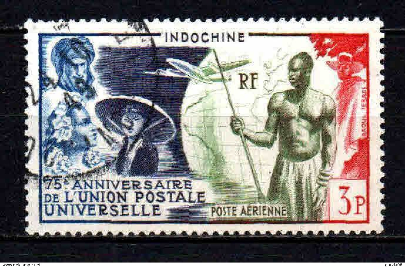 Indochine  - 1949  - UPU-  PA 48  - Oblit - Used - Luftpost