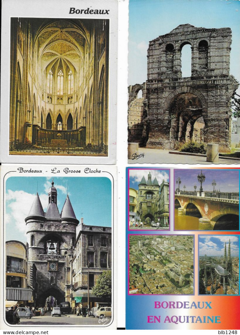 Lot En Vrac Bordeaux Lot De 28 CPM Toutes Scannées - 5 - 99 Postkaarten