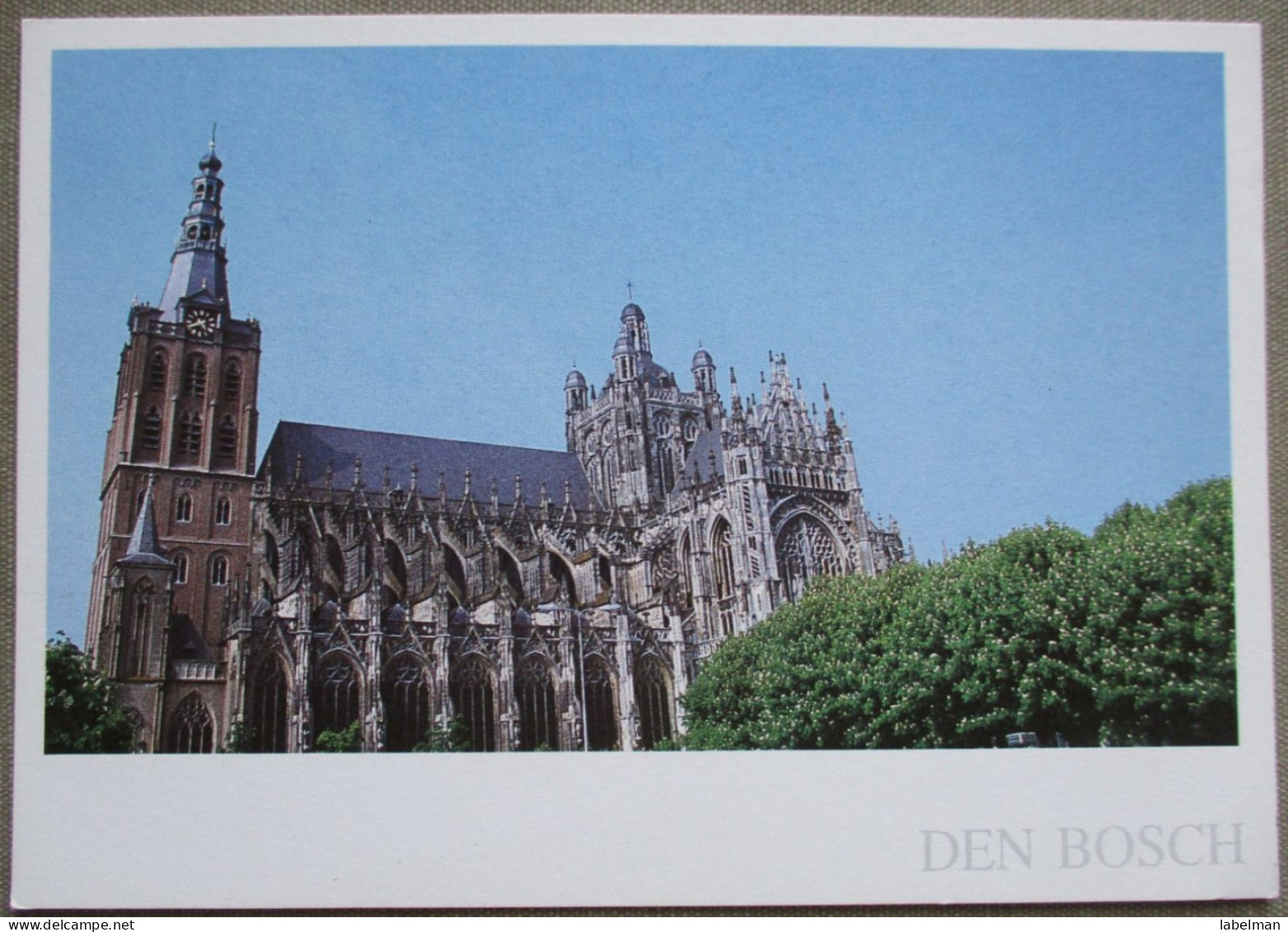 HOLLAND NETHERLAND DEN BOSCH SAINT JANS CATHEDRAL CHURCH POSTCARD CARTOLINA ANSICHTSKARTE CARTE POSTALE POSTKARTE CARD - Eindhoven