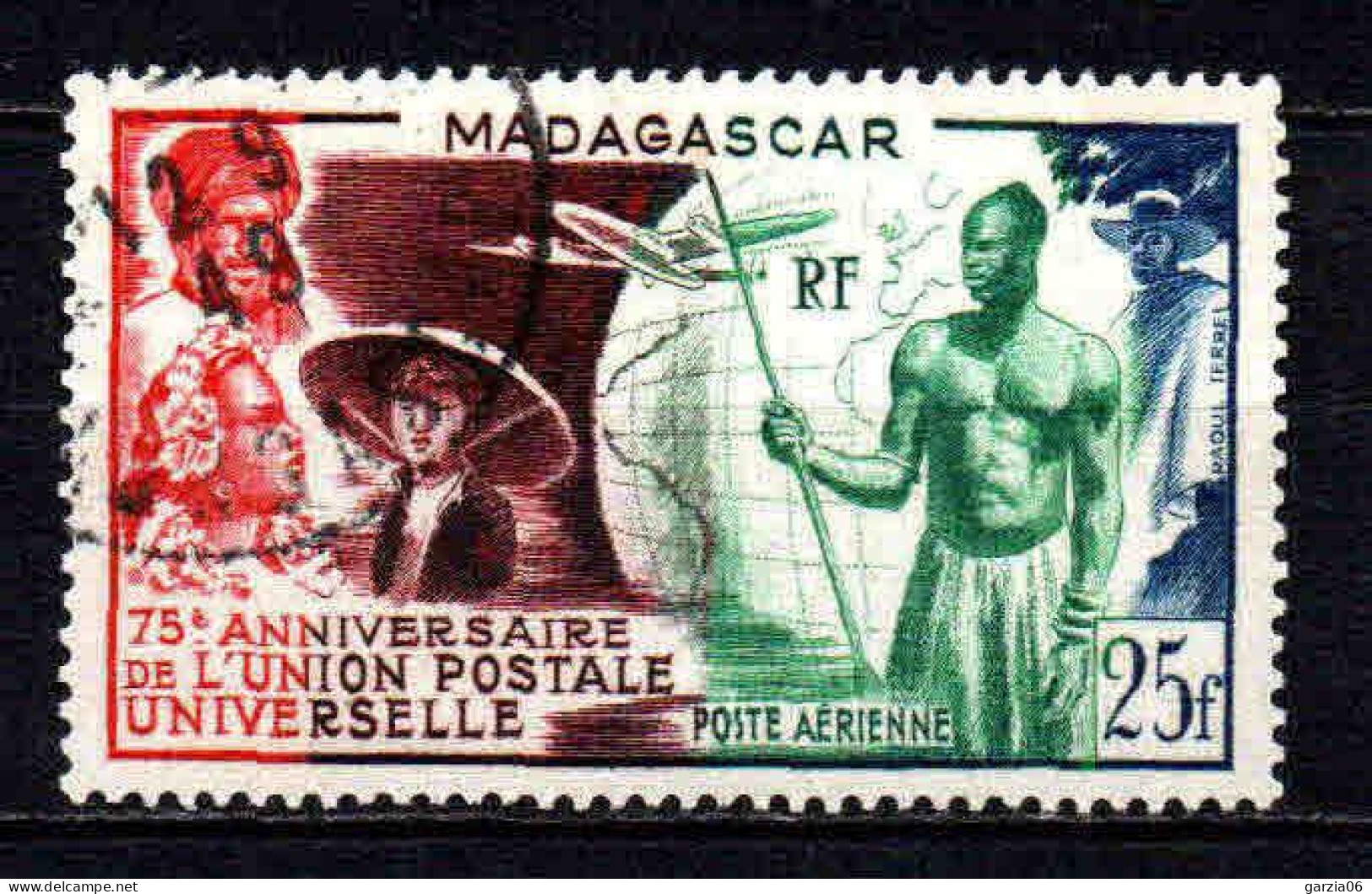 Madagascar  - 1949  -  UPU   - PA 72  - Oblit - Used - Poste Aérienne