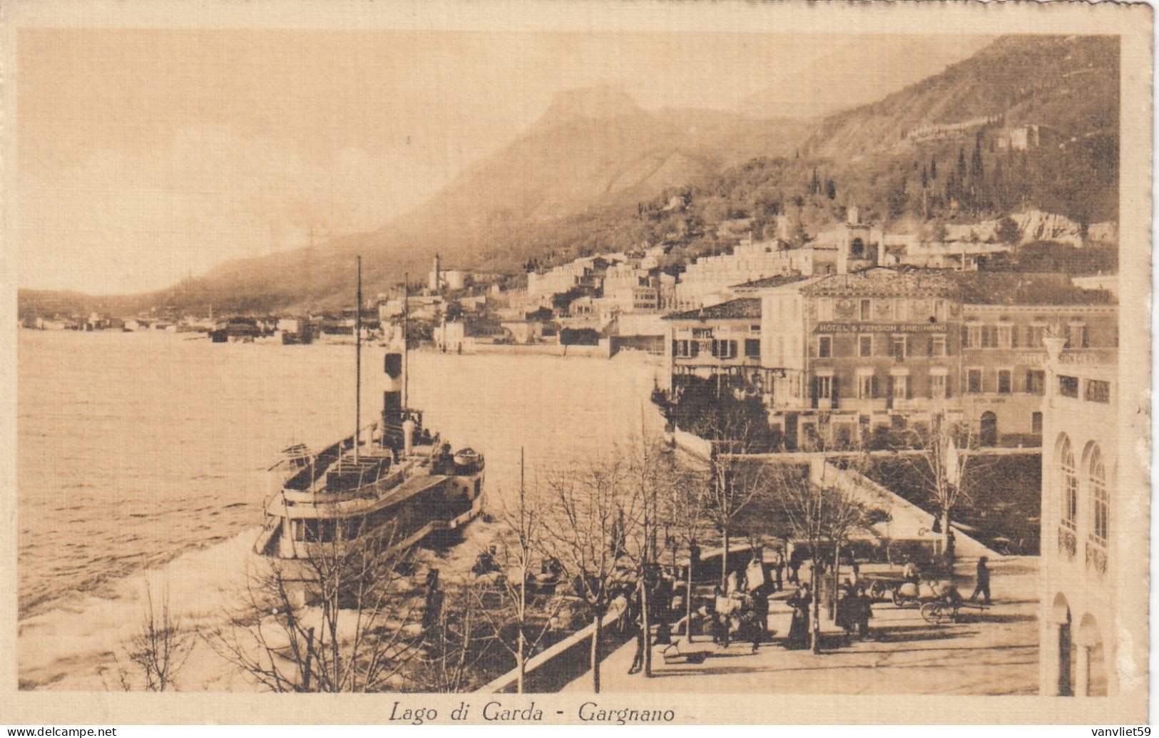 GARGNANO-BRESCIA-LAGO DI GARDA-CARTOLINA NON VIAGGIATA -1920-1930 - Brescia