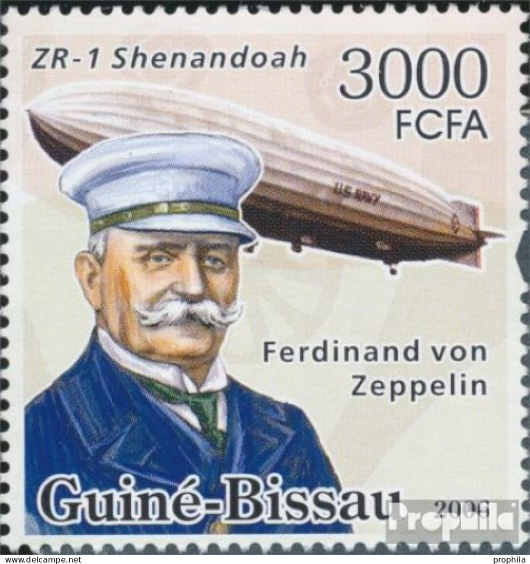 Guinea-Bissau 3342 (kompl. Ausgabe) Postfrisch 2006 Luftschiffe (Zeppeline) - Guinea-Bissau