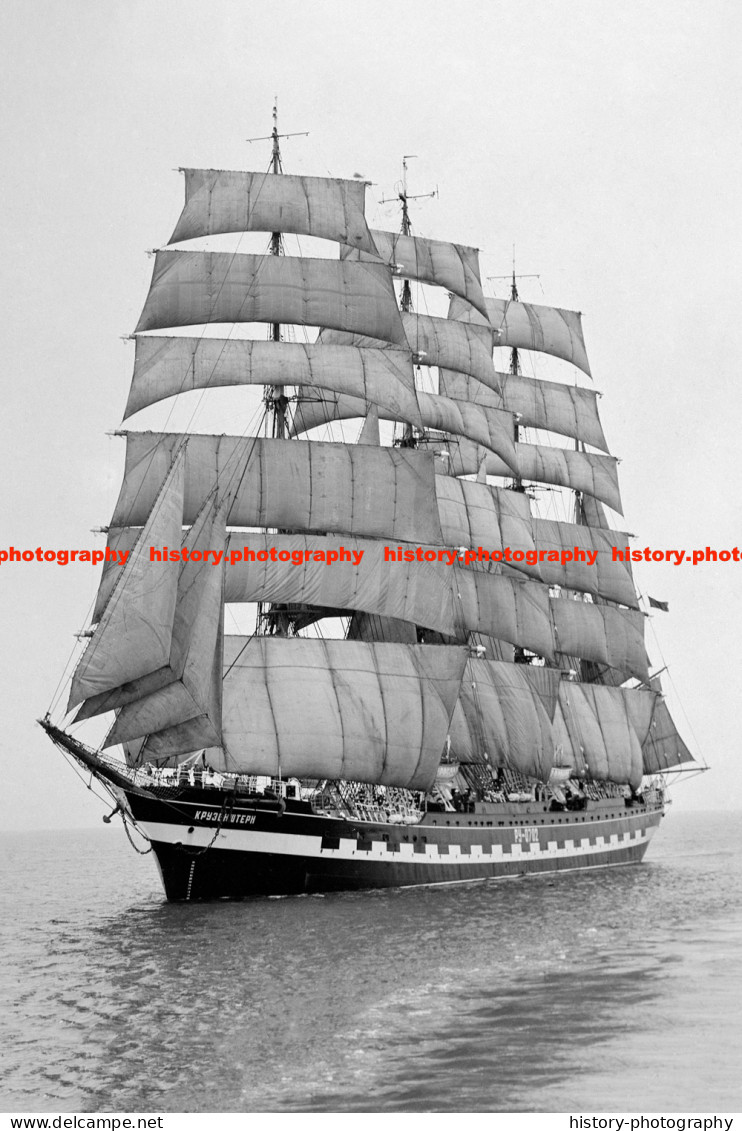 F014990 Kruzenshtern. Ex Padua. USSR Russia Sailing Ship. 1970s - REPRODUCTION - Other & Unclassified