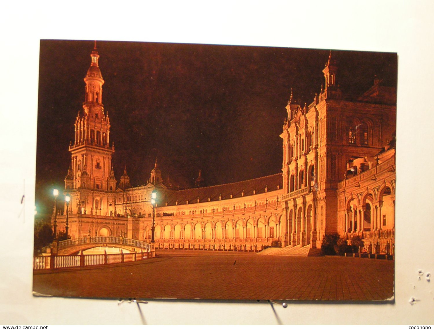 Sevilla - Plaza De Espana - Vista Nocturne - Sevilla