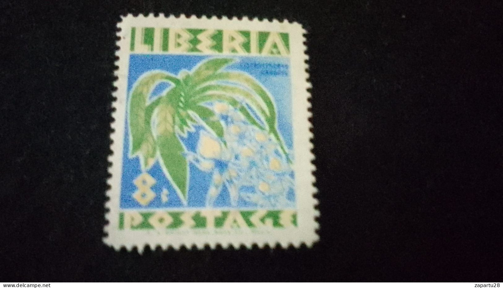 LİBERYA--1945-55   8C      DAMGAsız - Liberia