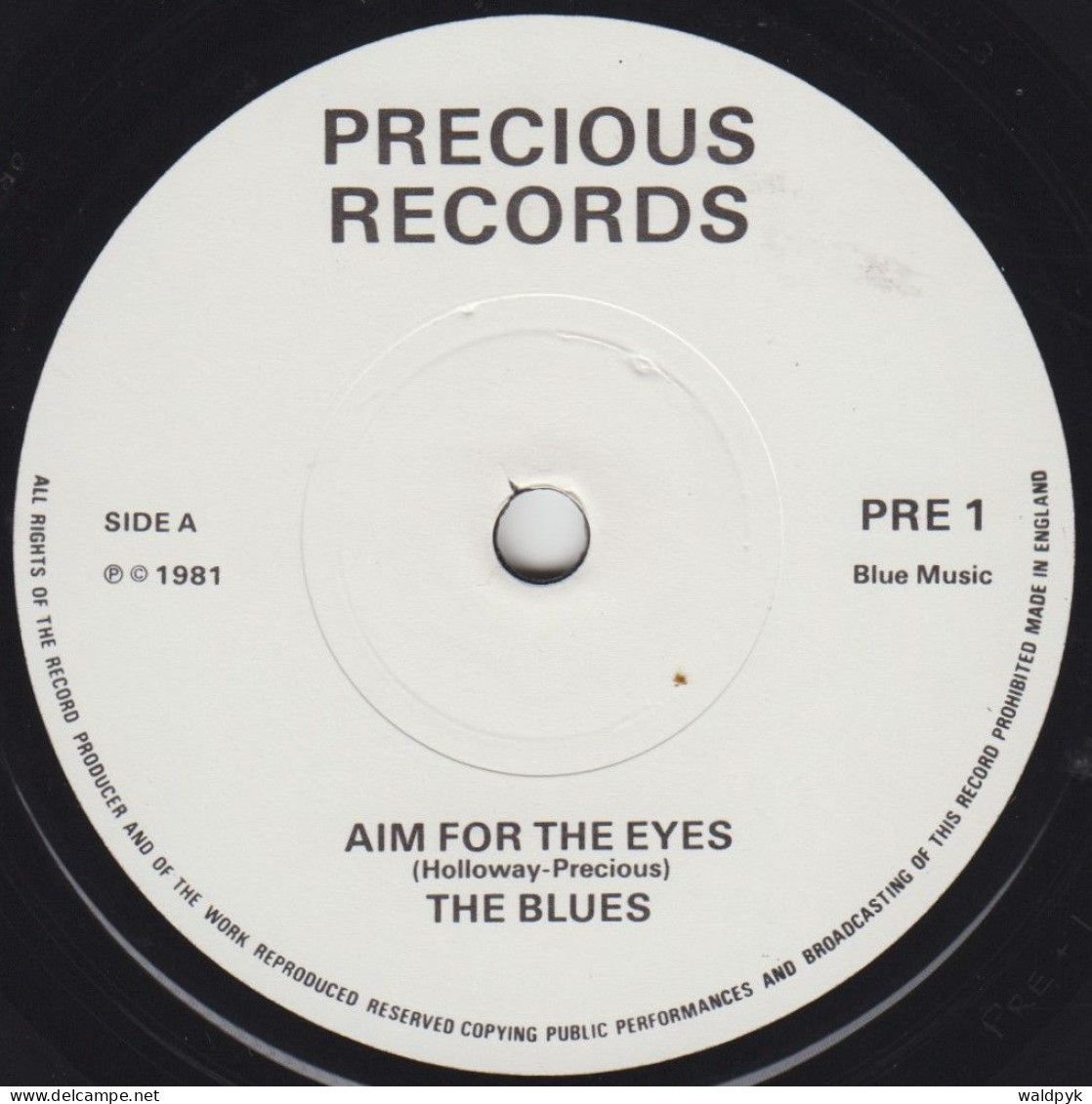 THE BLUES - Aim For The Eyes - Andere - Engelstalig