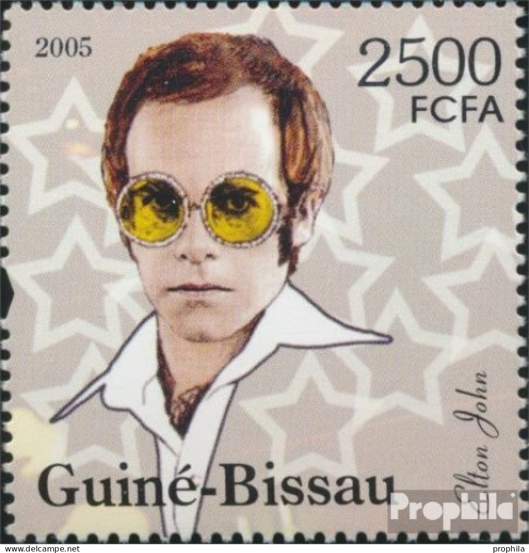 Guinea-Bissau 3147 (kompl. Ausgabe) Postfrisch 2005 Berühmte Musiker - Guinée-Bissau