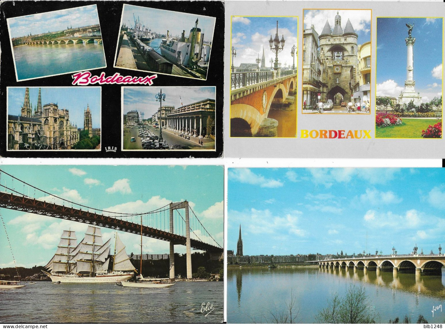 Lot En Vrac Bordeaux Lot De 25 CPM Toutes Scannées - 5 - 99 Postcards