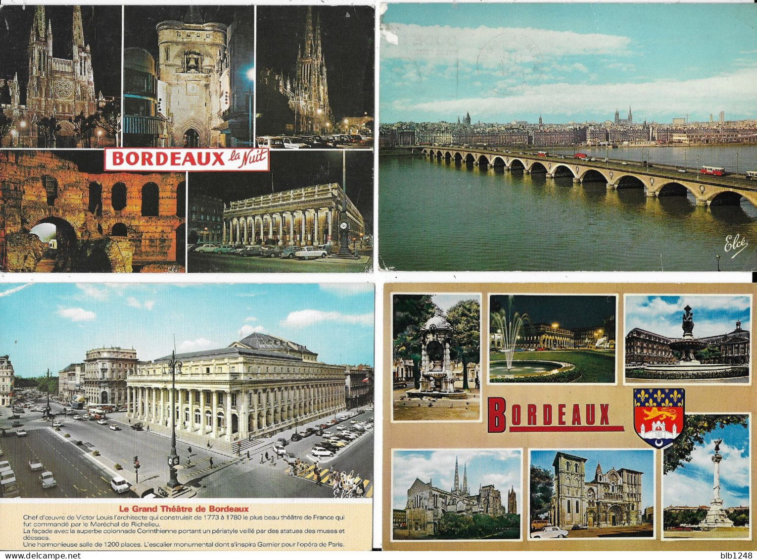 Lot En Vrac Bordeaux Lot De 25 CPM Toutes Scannées - 5 - 99 Postcards