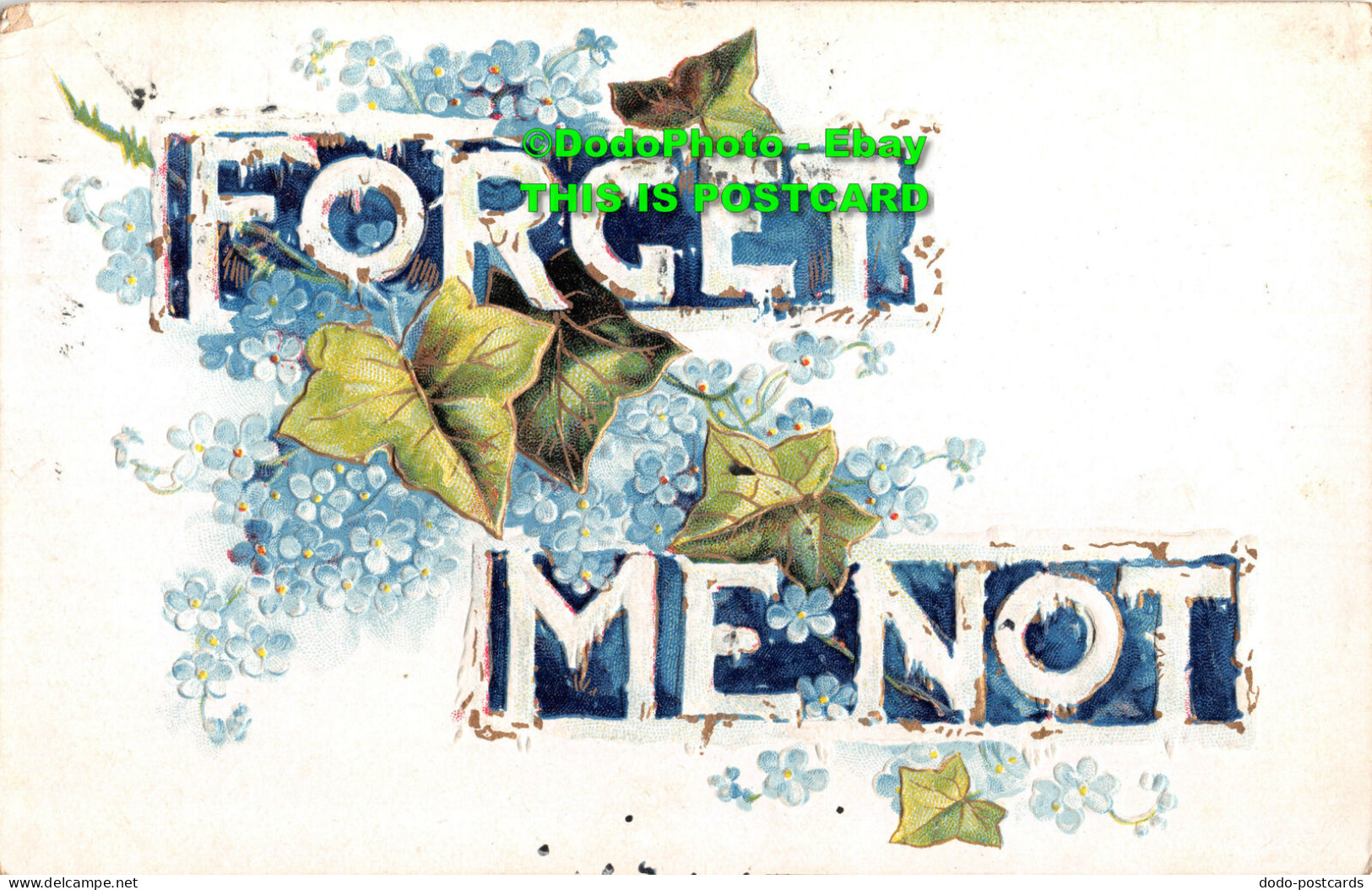 R434773 Forget Me Not. B. B. London. Greeting Card. Postcard - Altri & Non Classificati