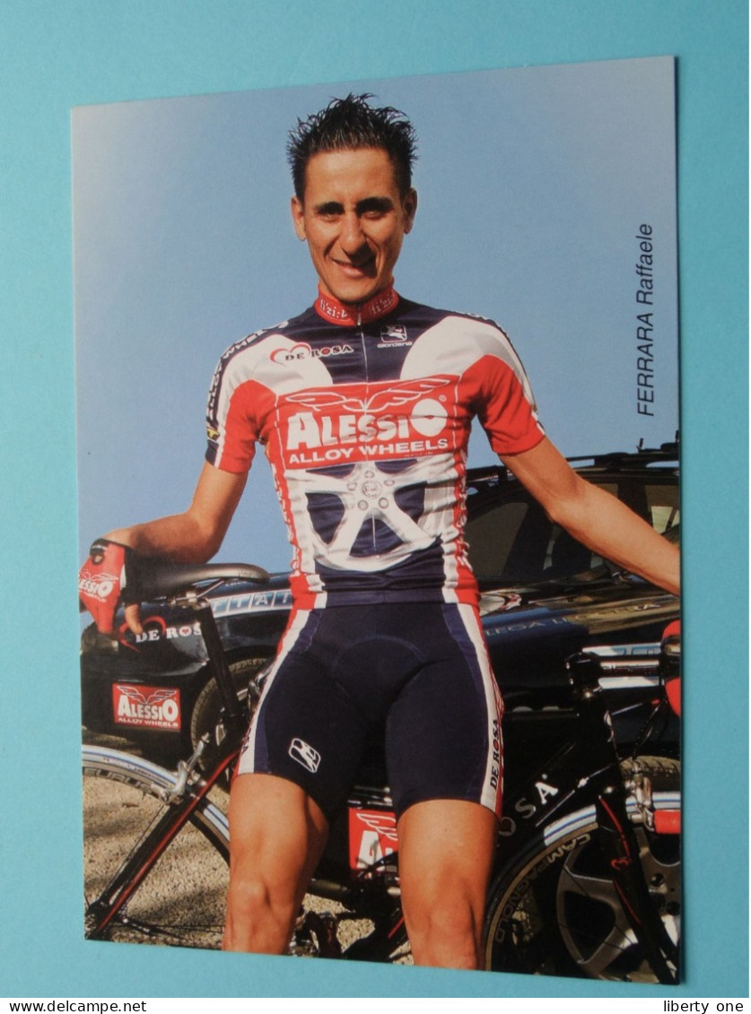 Raffaele FERRARA > Team 2003 ALESSIO Alloy Wheels ( Zie / Voir SCANS ) Format CP ! - Cycling