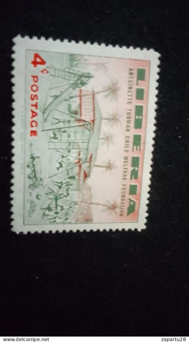 LİBERYA--1945-55   6C      DAMGAsız - Liberia