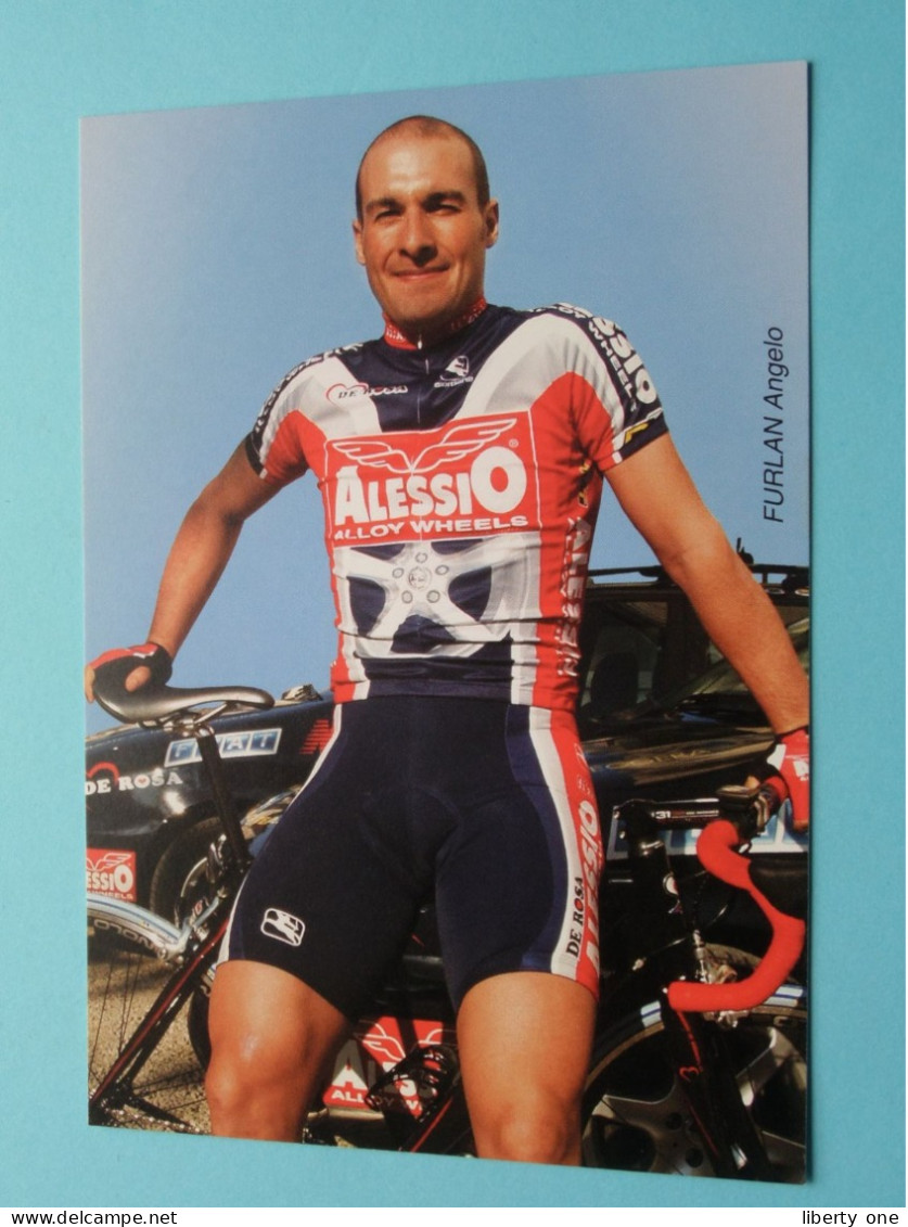 Angelo FURLAN > Team 2003 ALESSIO Alloy Wheels ( Zie / Voir SCANS ) Format CP ! - Cyclisme