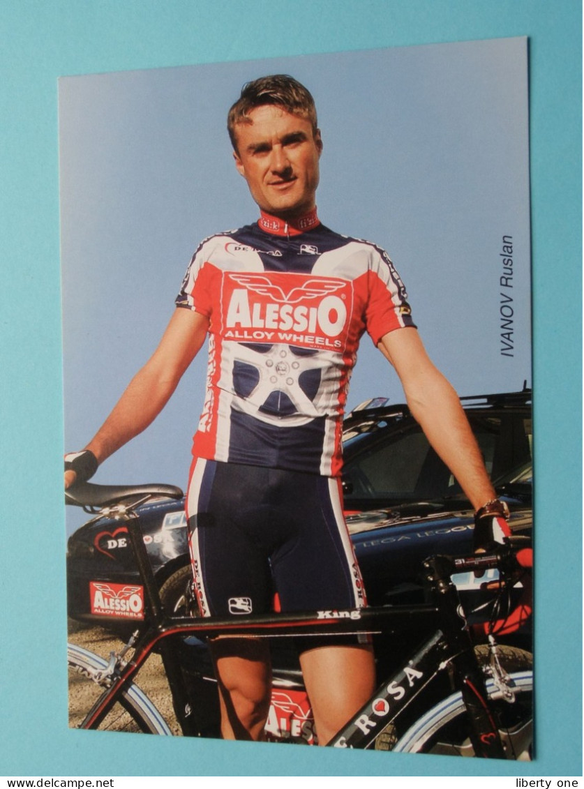 Ruslan IVANOV > Team 2003 ALESSIO Alloy Wheels ( Zie / Voir SCANS ) Format CP ! - Cycling