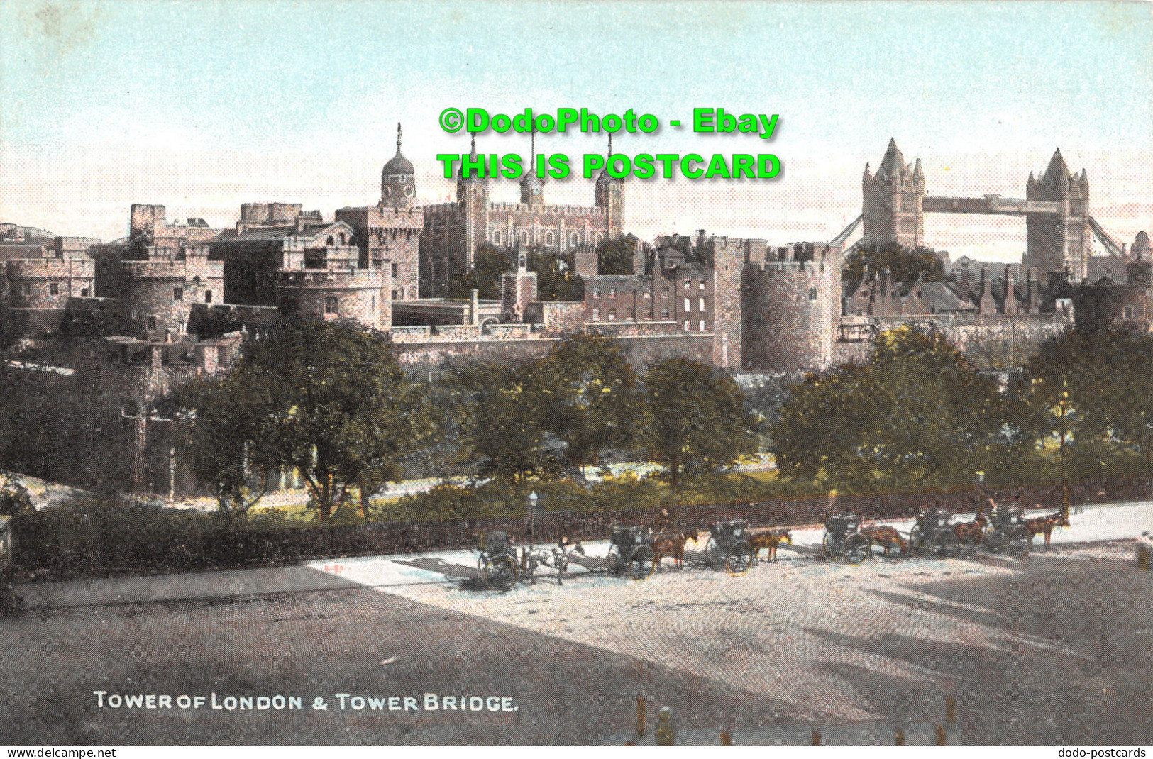 R434800 Tower Of London And Tower Bridge. Fine Series Of Picture Cards. D. C. Th - Altri & Non Classificati