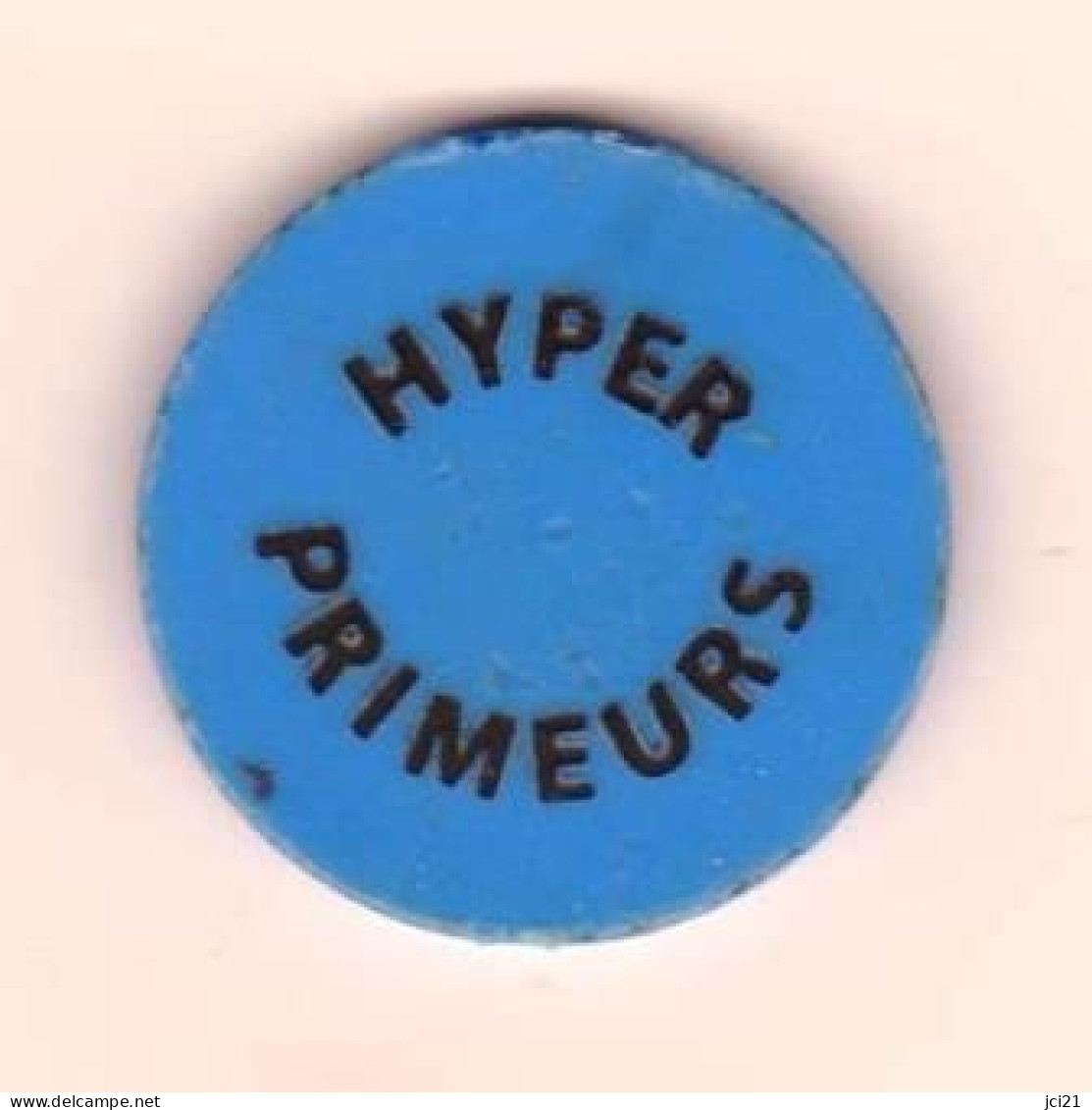 Jeton De Caddie " HYPER PRIMEURS " Hypermarché Supermarché []_Je142 - Trolley Token/Shopping Trolley Chip