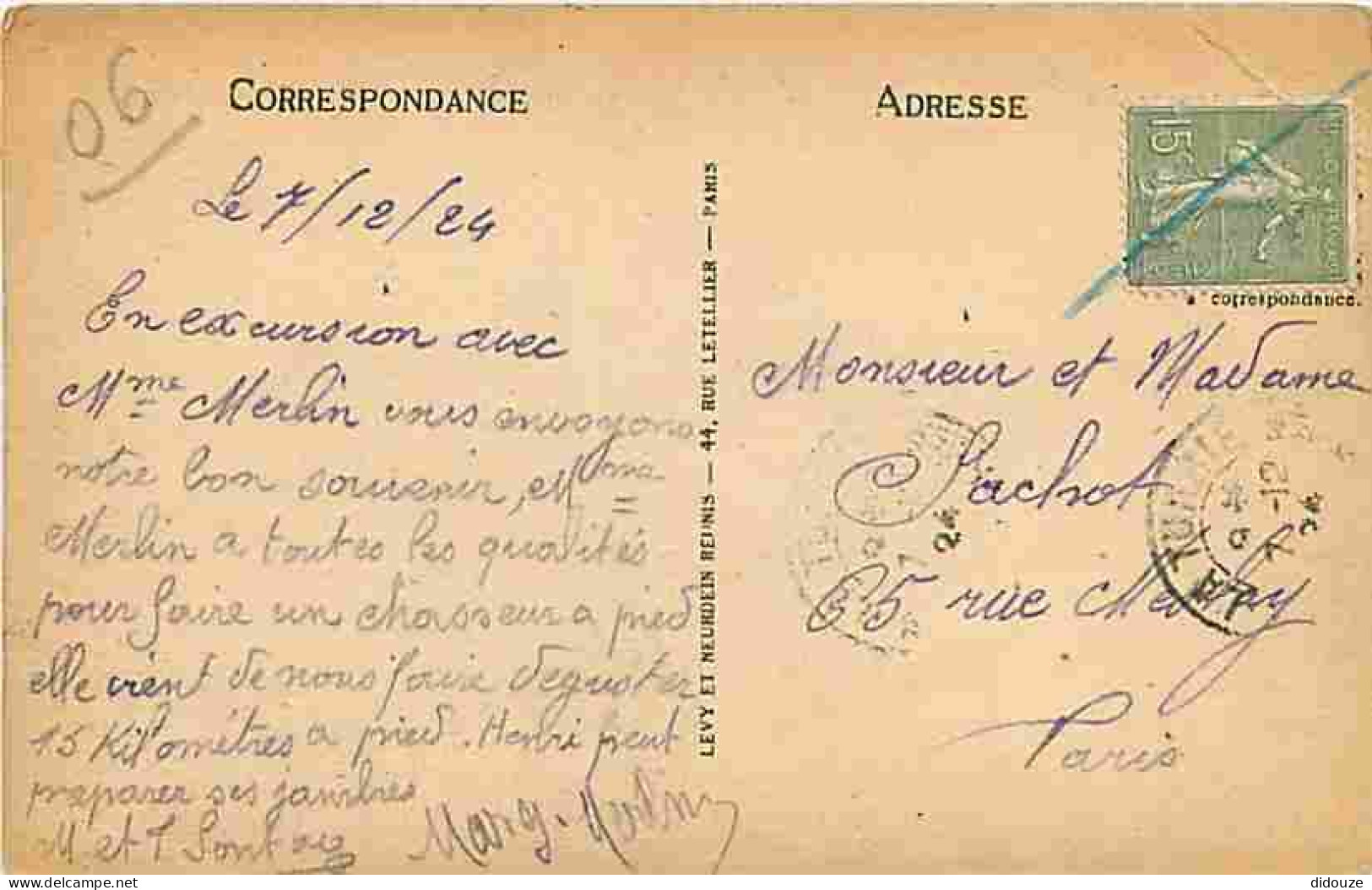 06 - La Turbie - Portrait Romain - Animée - Anes - Oblitération Ronde De 1924 - CPA - Voir Scans Recto-Verso - La Turbie