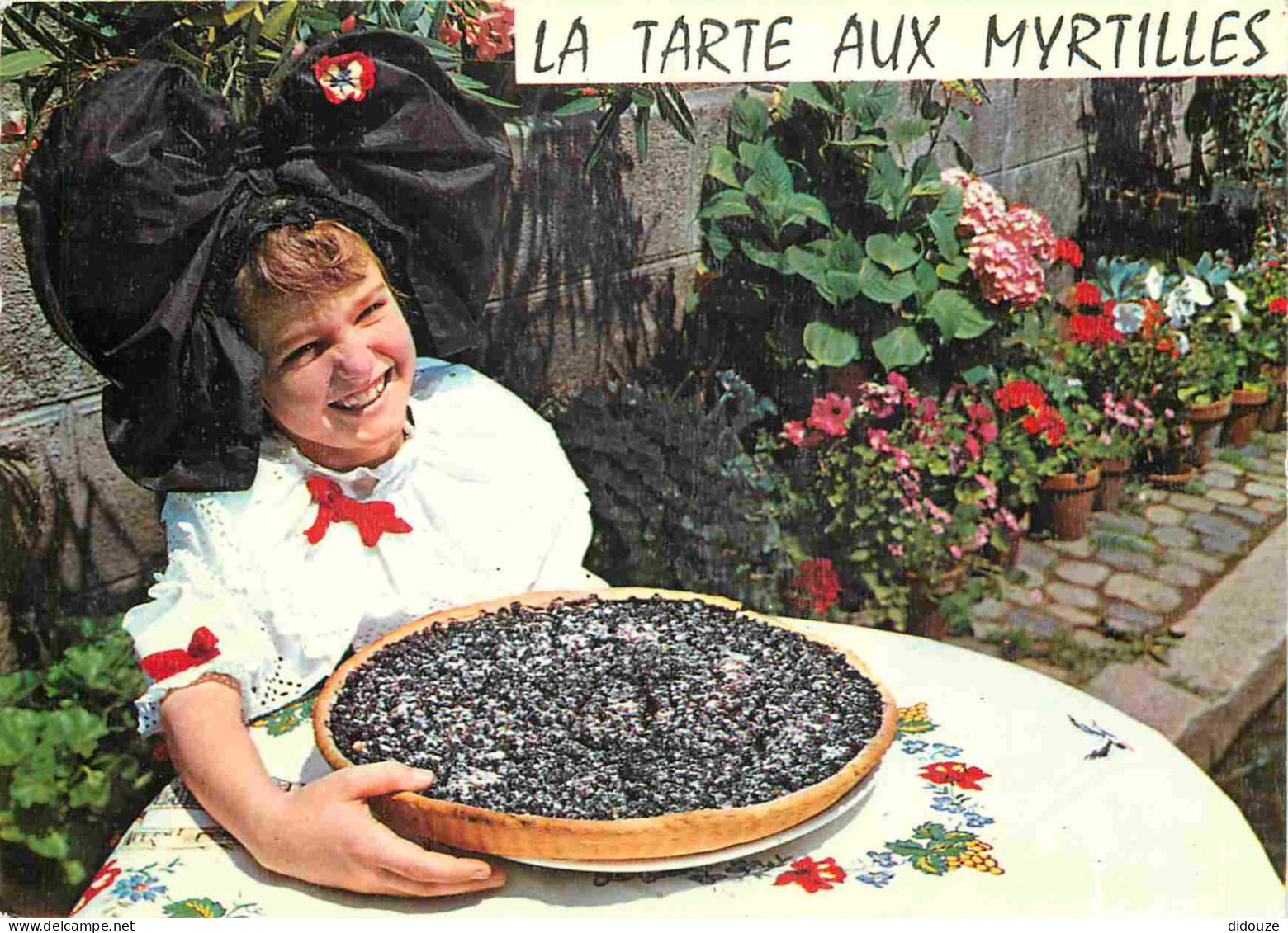 Recettes De Cuisine - Tarte Aux Myrtilles - Gastronomie - CPM - Voir Scans Recto-Verso - Recettes (cuisine)