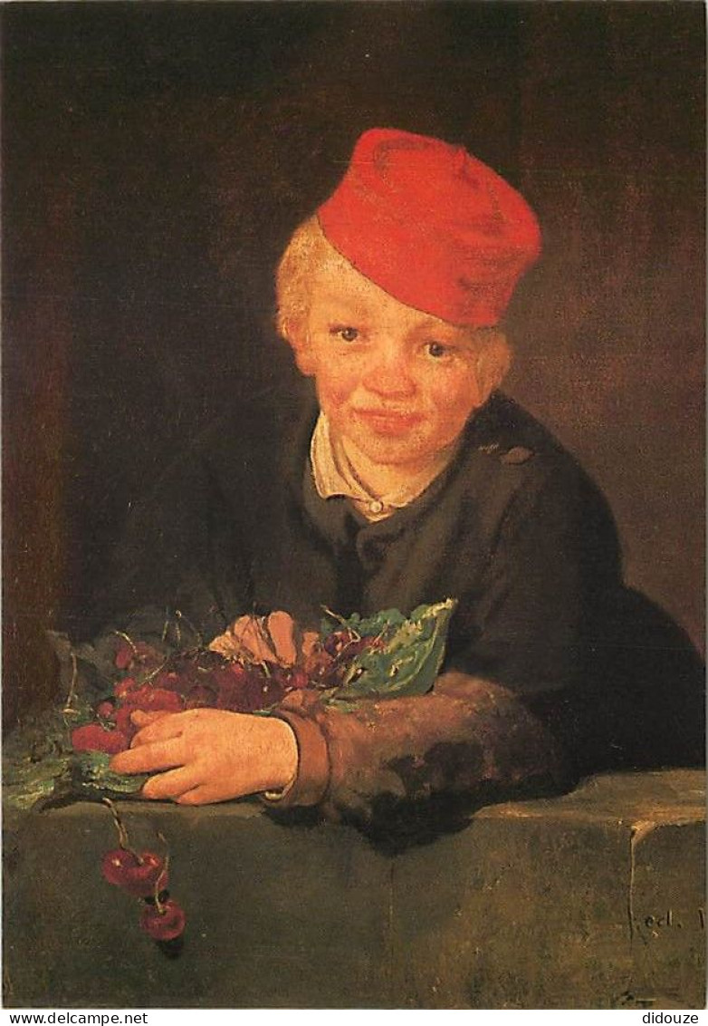Art - Peinture - Edouard Manet - L'Enfant Aux Cerises - O Rapaz Das Cerejas - Boy With Cherries - Carte Neuve - CPM - Vo - Malerei & Gemälde