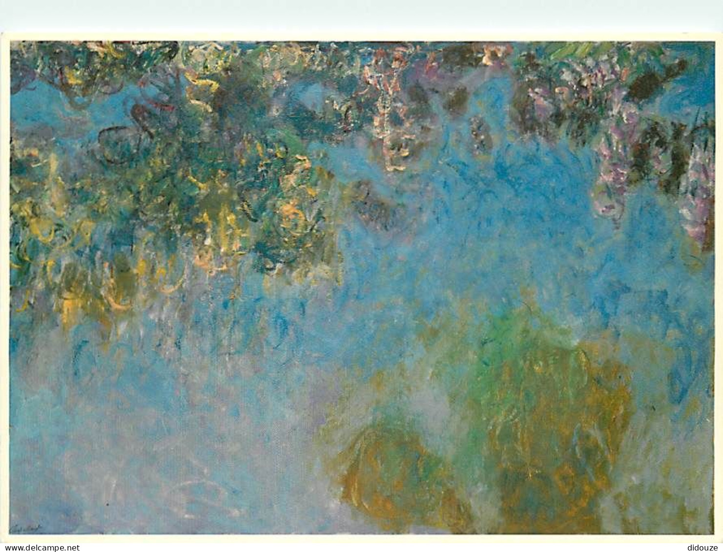 Art - Peinture - Claude Monet - Blauwe Regen ( Glycine ), 1920-25 - CPM - Voir Scans Recto-Verso - Peintures & Tableaux