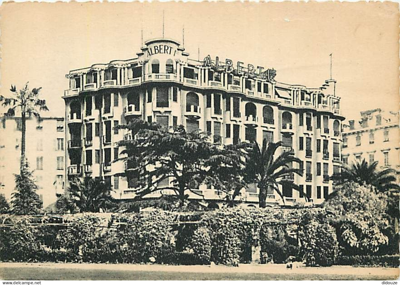 06 - Nice - Hotel Albert 1er - Carte Dentelée - CPSM Grand Format - Voir Scans Recto-Verso - Cafés, Hoteles, Restaurantes