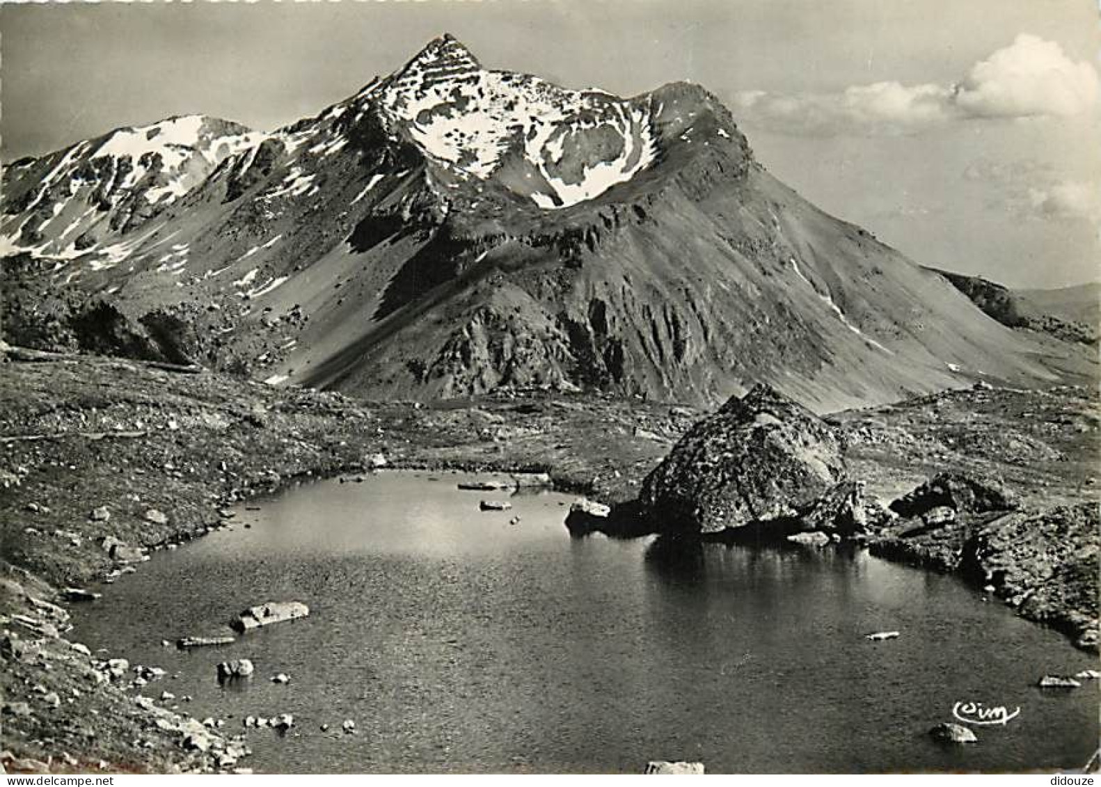 04 - Alpes De Haute Provence - Col De La Cayolle - Le Lac De La Petite Cayolle - Mention Photographie Véritable - Carte  - Autres & Non Classés