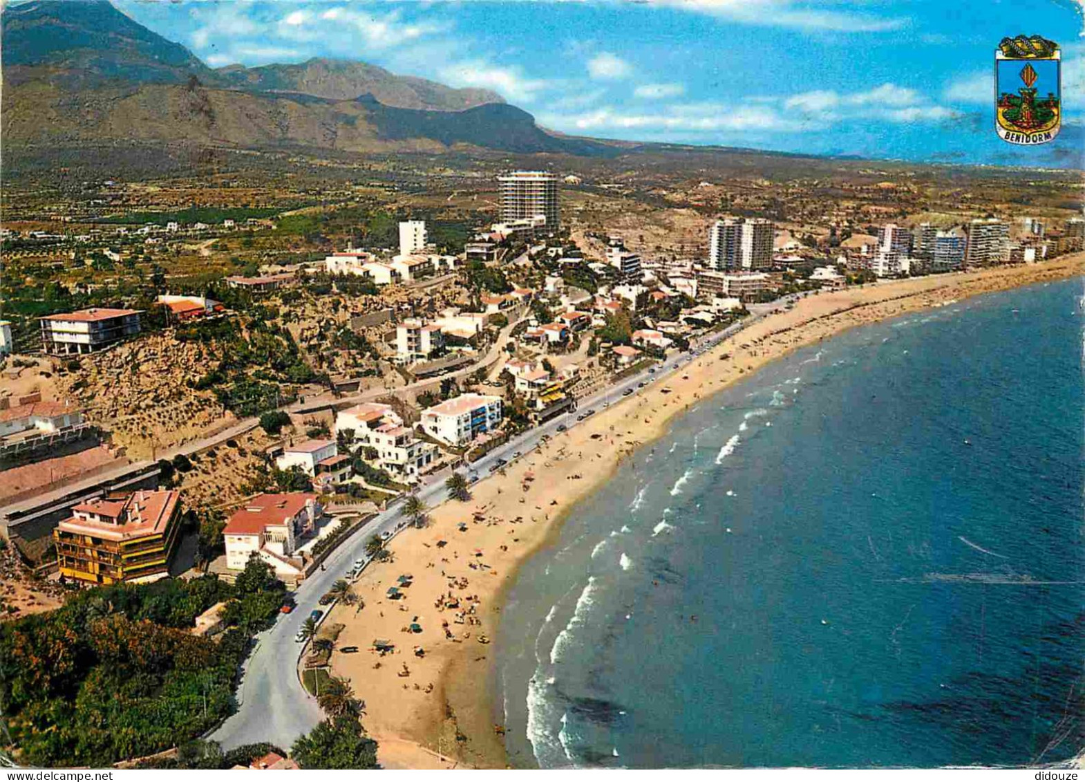 Espagne - Espana - Comunidad Valenciana - Benidorm - Panoramica De La Cala - Vue Aérienne - CPM - Voir Scans Recto-Verso - Alicante