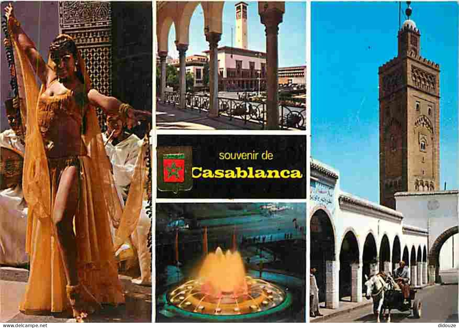 Maroc - Casablanca - Multivues - Danseuse - Carte Neuve - CPM - Voir Scans Recto-Verso - Casablanca