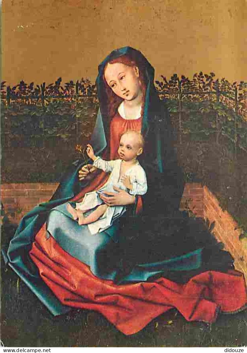 Art - Peinture Religieuse - Maitre Alsacien - La Vierge à La Treille De Roses - Musée De Strasbourg - CPM - Voir Scans R - Pinturas, Vidrieras Y Estatuas