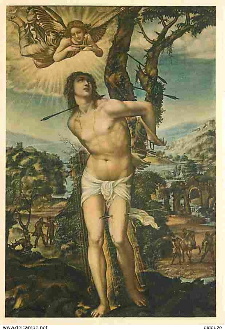 Art - Peinture Religieuse - S Sebastiano - Sodoma - Firenze - Uffizi - CPM - Voir Scans Recto-Verso - Pinturas, Vidrieras Y Estatuas