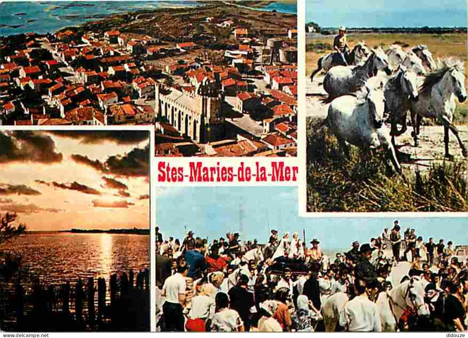 13 - Les Saintes Maries De La Mer - Multivues - Chevaux - CPM - Voir Scans Recto-Verso - Saintes Maries De La Mer