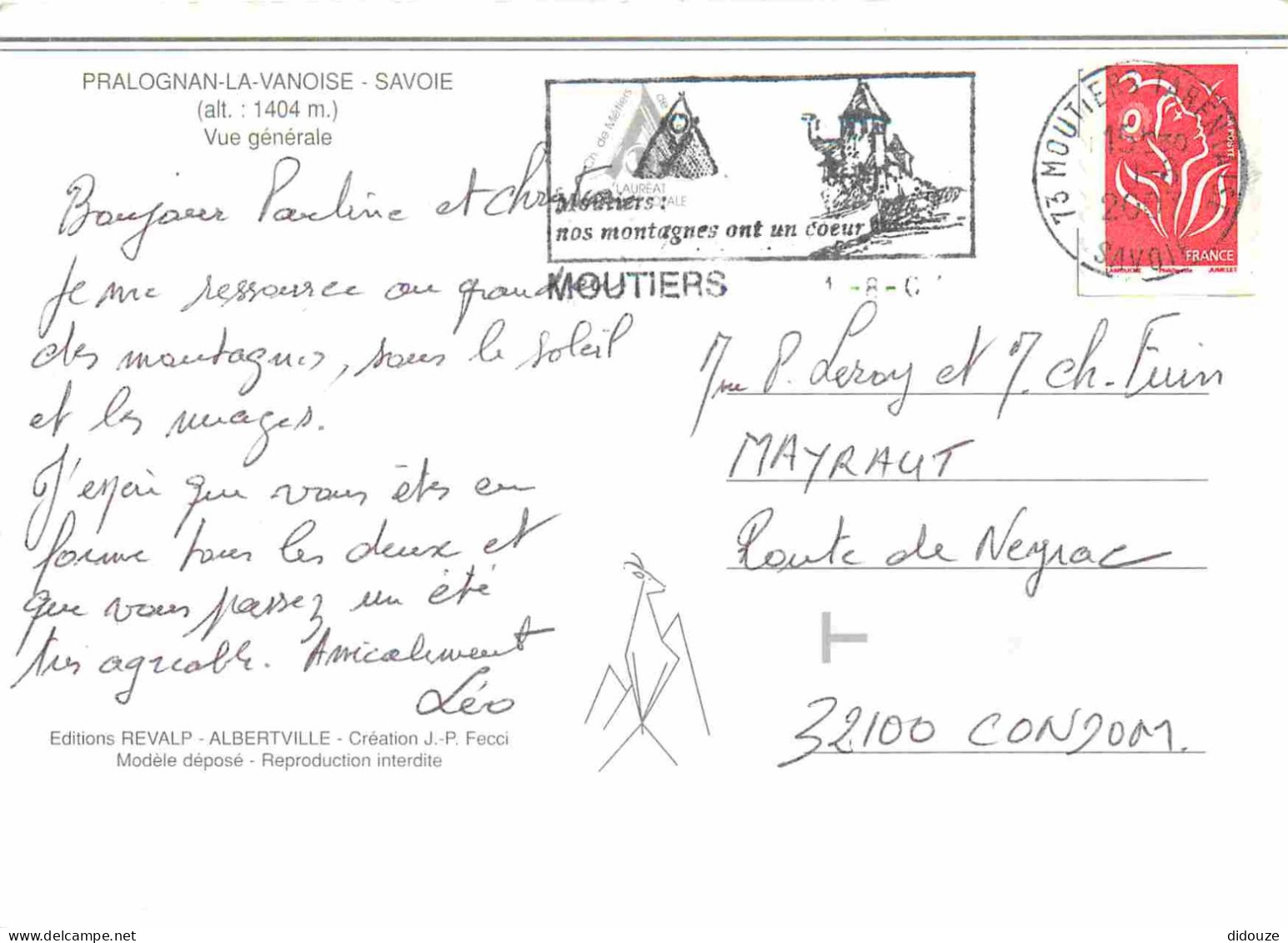 73 - Pralognan La Vanoise - Vue Générale - CPM - Voir Scans Recto-Verso - Pralognan-la-Vanoise