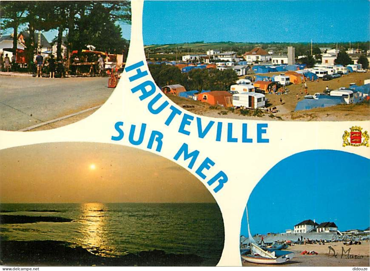 50 - Hauteville Sur Mer - Multivues - CPM - Voir Scans Recto-Verso - Andere & Zonder Classificatie