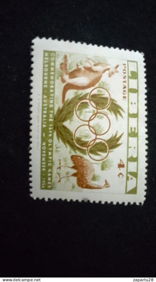 LİBERYA--1945-55   4C      DAMGAsız - Liberia