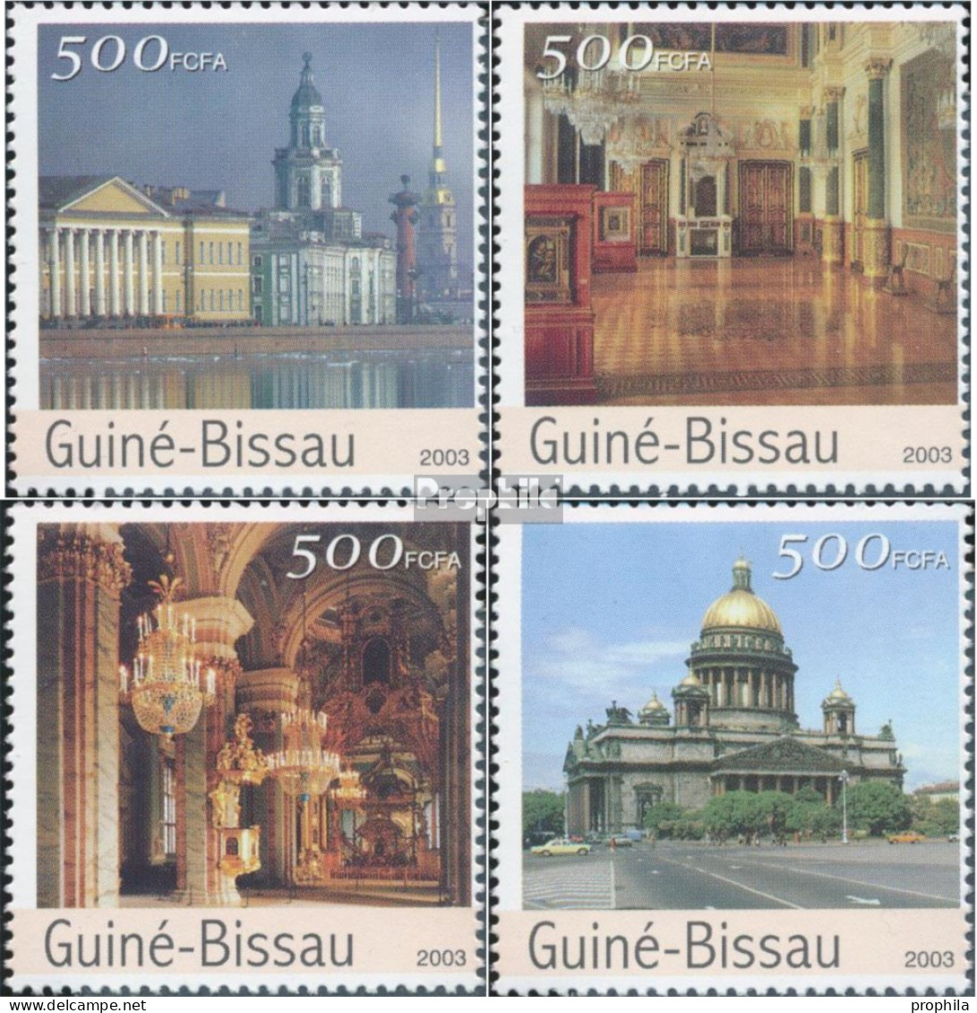 Guinea-Bissau 2116-2119 (kompl. Ausgabe) Postfrisch 2003 300 Jahre St. Petersburg - Guinée-Bissau