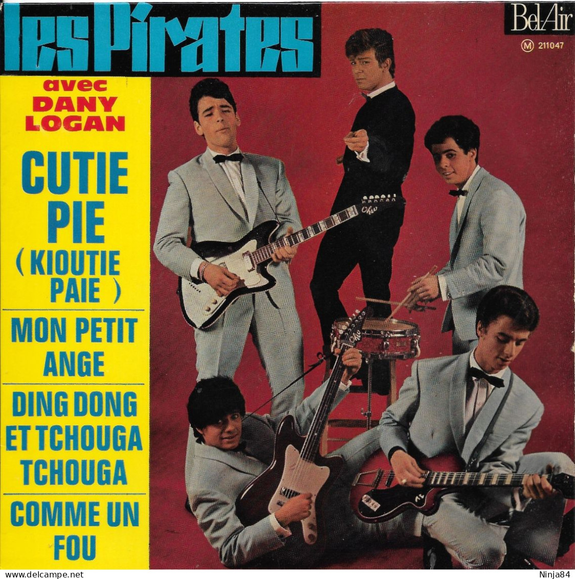 EP 45 RPM (7") Les Pirates " Cutie Pie  " - Autres - Musique Française