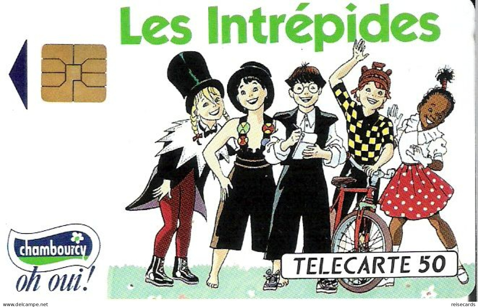 France: France Telecom 08/91 En135a Chambourcy Les Intrépides (Nestlé). Mint - 1991