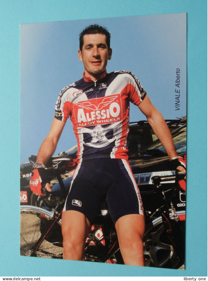 Alberto VINALE > Team 2003 ALESSIO Alloy Wheels ( Zie / Voir SCANS ) Format CP ! - Cycling