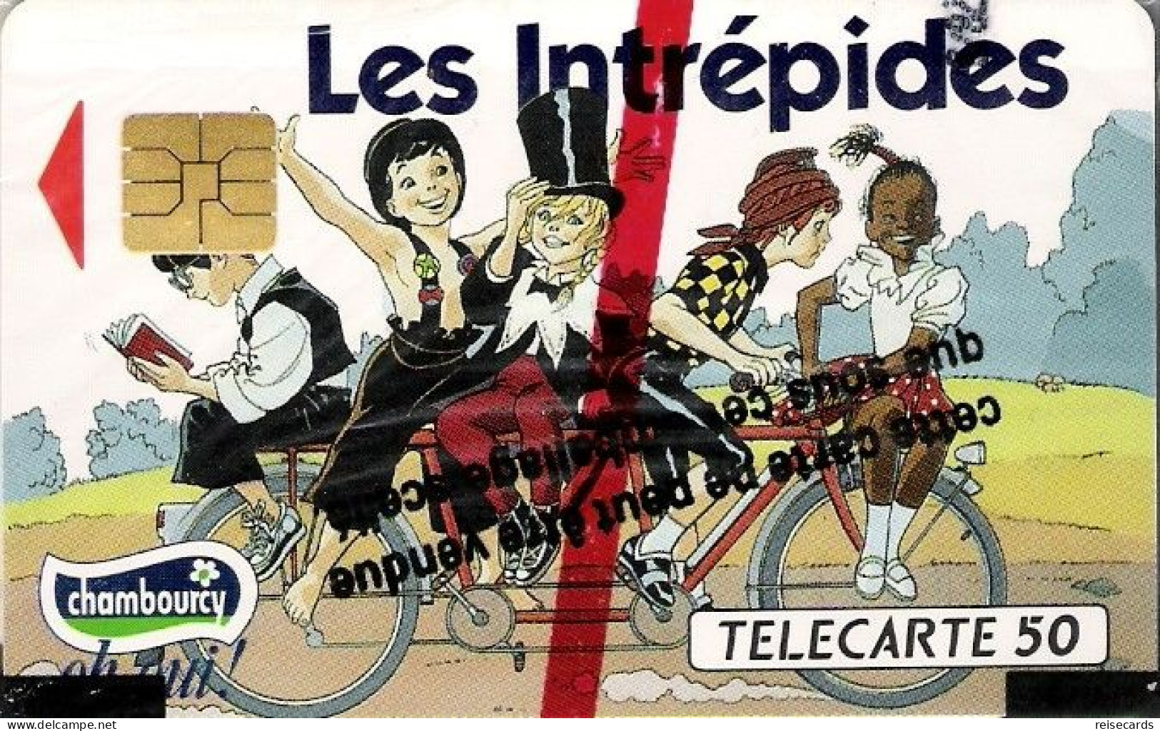 France: France Telecom 07/91 En125 Chambourcy Les Intrépides (Nestlé). NSB - 1991