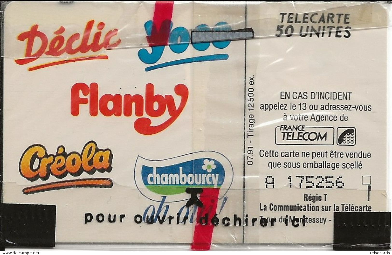 France: France Telecom 07/91 En125 Chambourcy Les Intrépides (Nestlé). NSB - 1991