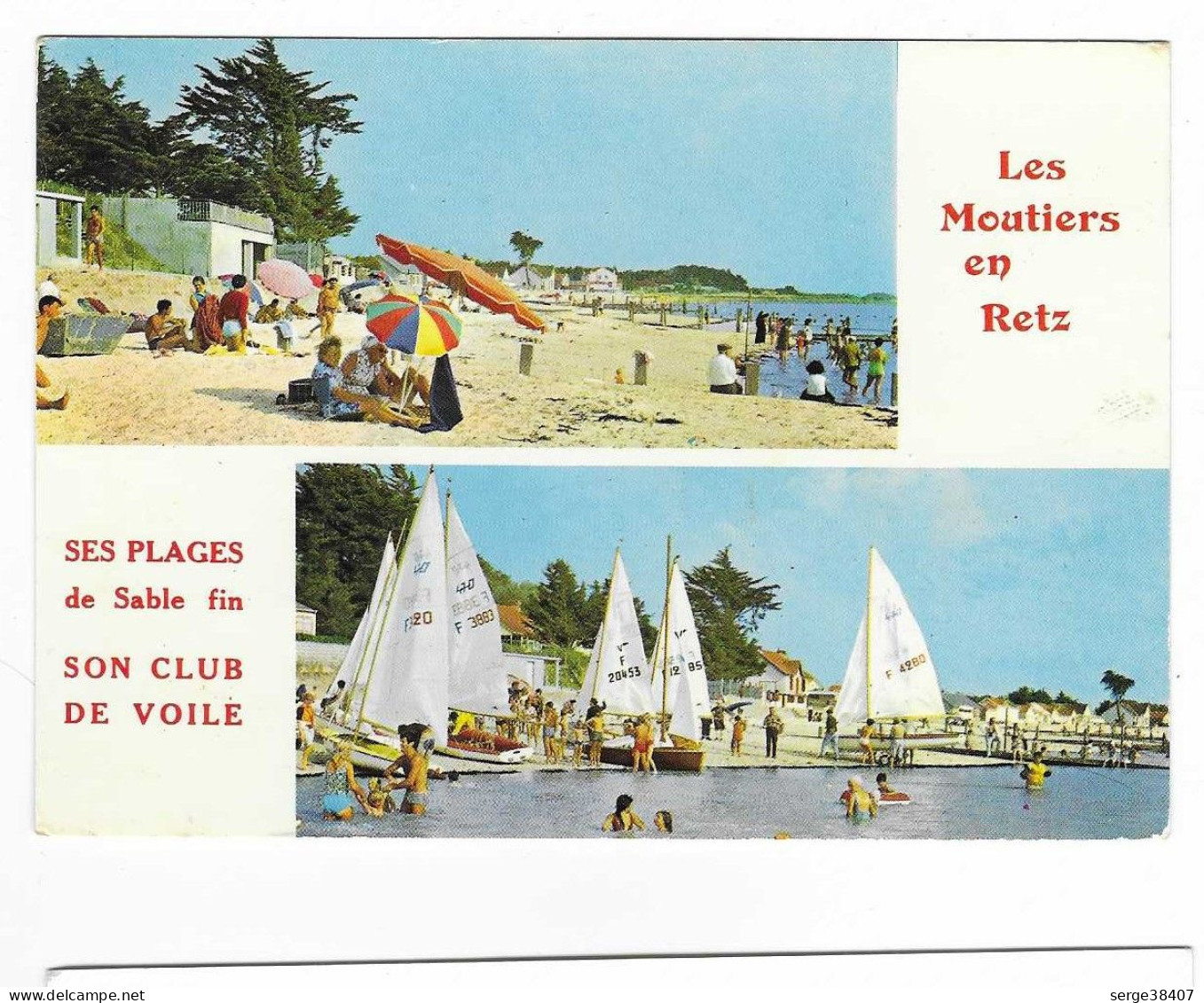 Les Moutiers En Retz - 1979 - Les Plages - Club De Voile - N°566  # 10-23/19 - Les Moutiers-en-Retz